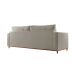 Sofá 3 Lugares Riviera Linho Cinza 230 cm
