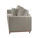 Sofá 3 Lugares Riviera Linho Cinza 230 cm