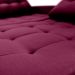 Sofá 3 Lugares Sem Caixa Retrátil e Reclinável Nayla Veludo Marsala 220 cm