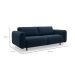 Sofá 3 Lugares Vicenzo Linho Azul 180 cm