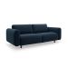 Sofá 3 Lugares Vicenzo Linho Azul 210 cm