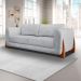 Sofá 3 Lugares Yves Bouclé Cinza 180 cm