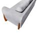 Sofá 3 Lugares Yves Bouclé Cinza 180 cm