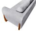 Sofá 3 Lugares Yves Bouclé Cinza 230 cm