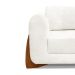 Sofá 3 Lugares Yves Bouclé Off White 180 cm