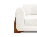 Sofá 3 Lugares Yves Bouclé Off White 200 cm