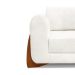 Sofá 3 Lugares Yves Bouclé Off White 220 cm