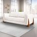 Sofá 3 Lugares Yves Bouclé Off White 230 cm
