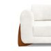 Sofá 3 Lugares Yves Bouclé Off White 230 cm