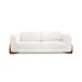Sofá 3 Lugares Yves Bouclé Off White 230 cm