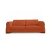 Sofá 3 Lugares Yves Bouclé Terracota 180 cm