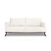 Sofá 3 Lugares Zeus Linho Bouclê Off White 180 cm