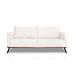 Sofá 3 Lugares Zeus Linho Bouclê Off White 200 cm
