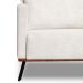 Sofá 3 Lugares Zeus Linho Bouclê Off White 200 cm