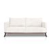 Sofá 3 Lugares Zeus Linho Bouclê Off White 220 cm