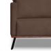 Sofá 3 Lugares Zeus Veludo Marrom 180 cm