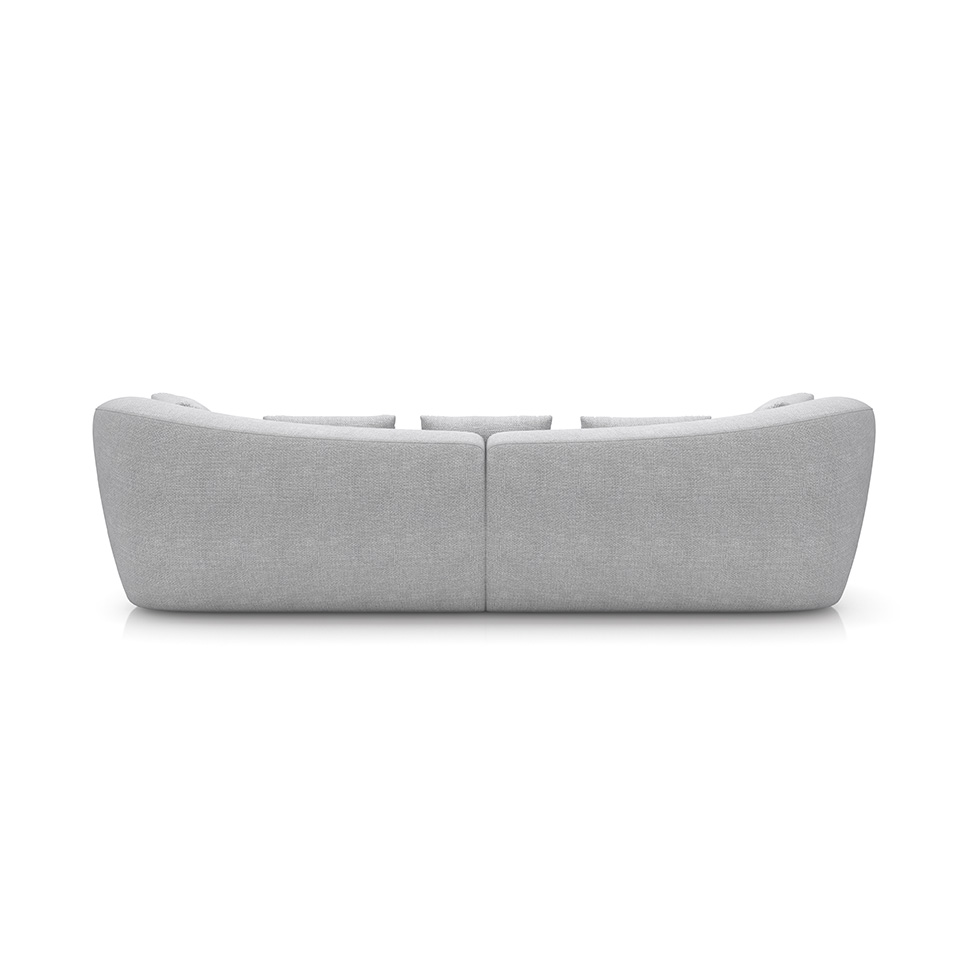 Sofá 4 Lugares Dubai Itacaré Cinza 272 cm