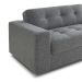 Sofá 4 Lugares Lucca Linho Cinza 260 cm
