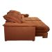 Sofá 4 Lugares Retrátil e Reclinável Aruba Veludo Terracota 250 cm