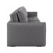 Sofá 4 Lugares Retrátil e Reclinável Braga Linho Cinza 260 cm