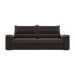 Sofá 4 Lugares Retrátil e Reclinável Venetto Veludo Slim Marrom 250 cm