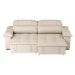 Sofá 4 Lugares Retrátil e Reclinável Zurique Suede Bege
