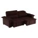 Sofá 4 Lugares Retrátil e Reclinável Zurique Suede Café