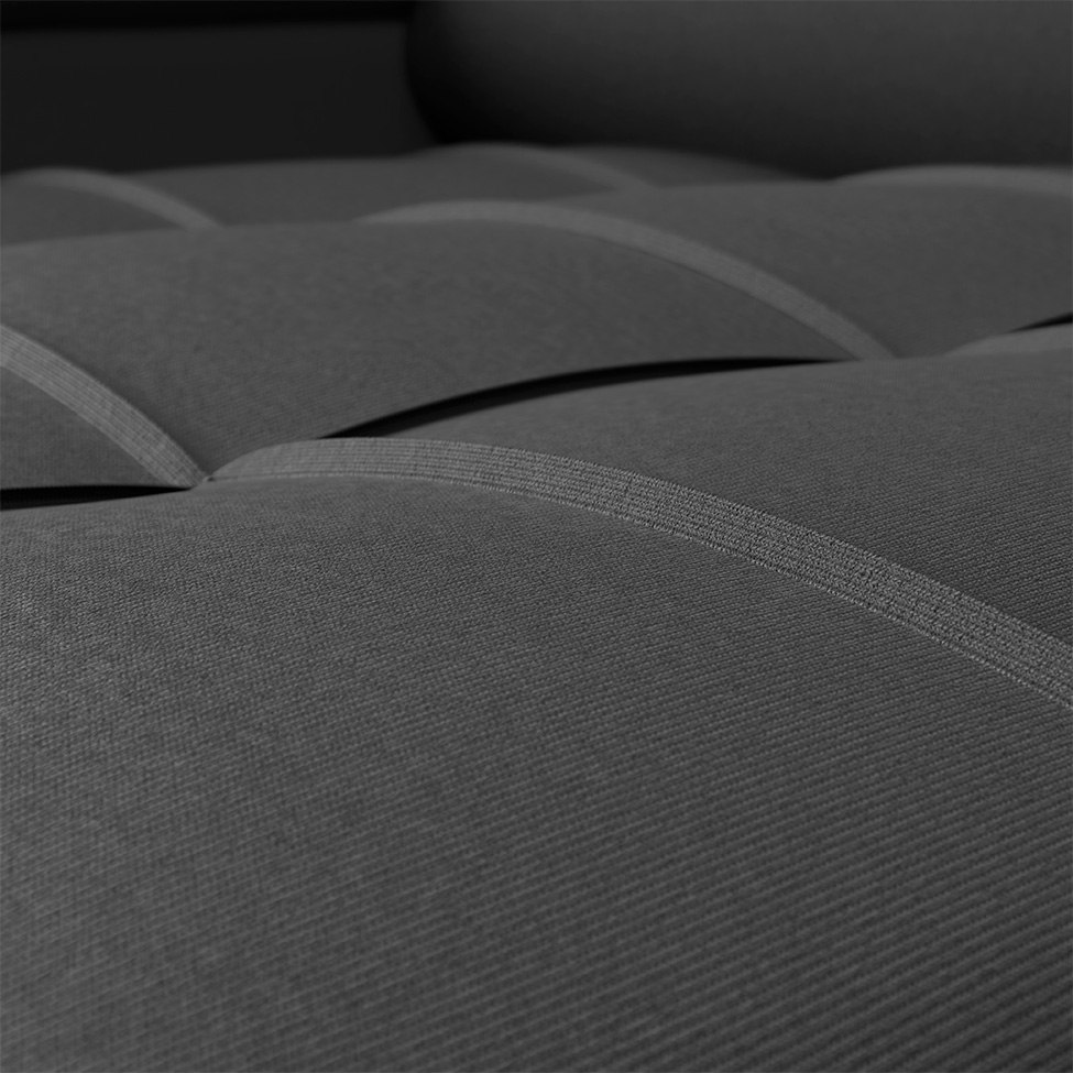Sofá 4 Lugares Retrátil e Reclinável Zurique Suede Cinza