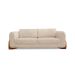 Sofá 4 Lugares Yves Bouclé Bege 250 cm