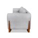 Sofá 4 Lugares Yves Bouclé Cinza 250 cm