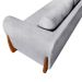 Sofá 4 Lugares Yves Bouclé Cinza 250 cm