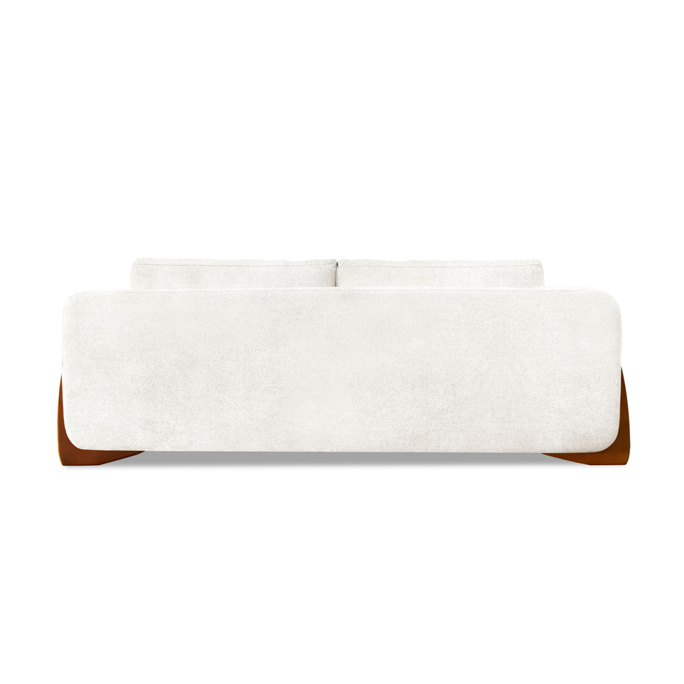 Sofá 4 Lugares Yves Bouclé Off White 250 cm