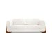 Sofá 4 Lugares Yves Bouclé Off White 250 cm