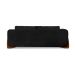Sofá 4 Lugares Yves Bouclé Preto 250 cm