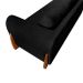 Sofá 4 Lugares Yves Bouclé Preto 250 cm