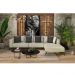 Sofá 5 Lugares Doha com Chaise Direito Poliéster Creme