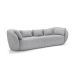Sofá 5 Lugares Dubai Itacaré Cinza 292 cm
