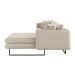 Sofá 5 Lugares Ricco com Chaise Direita Linho Cru