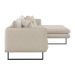 Sofá 5 Lugares Ricco com Chaise Direita Linho Cru