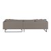 Sofá 5 Lugares Ricco com Chaise Direita Linho Fendi