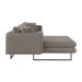 Sofá 5 Lugares Ricco com Chaise Esquerda Linho Fendi