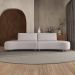 Sofá 5 Lugares Xangai Itacaré Cinza 280 cm
