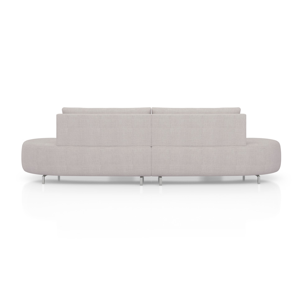 Sofá 5 Lugares Xangai Itacaré Cinza 280 cm