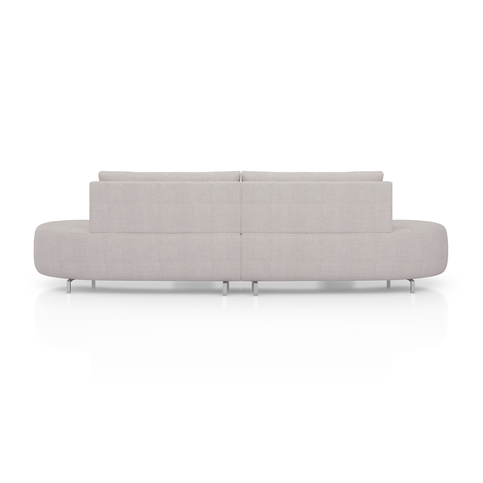 Sofá 5 Lugares Xangai Itacaré Cinza 320 cm