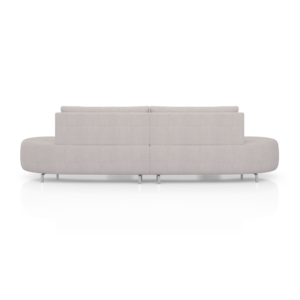 Sofá 5 Lugares Xangai Itacaré Cinza 340 cm