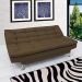 Sofá-Cama 3 Lugares Casal Premium Marrom