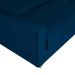 Sofá-Cama 3 Lugares com Baú Pamela Veludo Azul