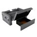 Sofá-Cama Casal 2 Lugares Lady Dai com Baú Suede Cinza