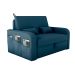 Sofá-Cama Casal 2 Lugares Lady Dai com Baú Suede Petróleo