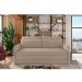 Sofá-Cama Casal 2 Lugares Sophia Suede Capuccino